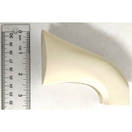 1860 Army White PVC Grip (Part will require fitting)