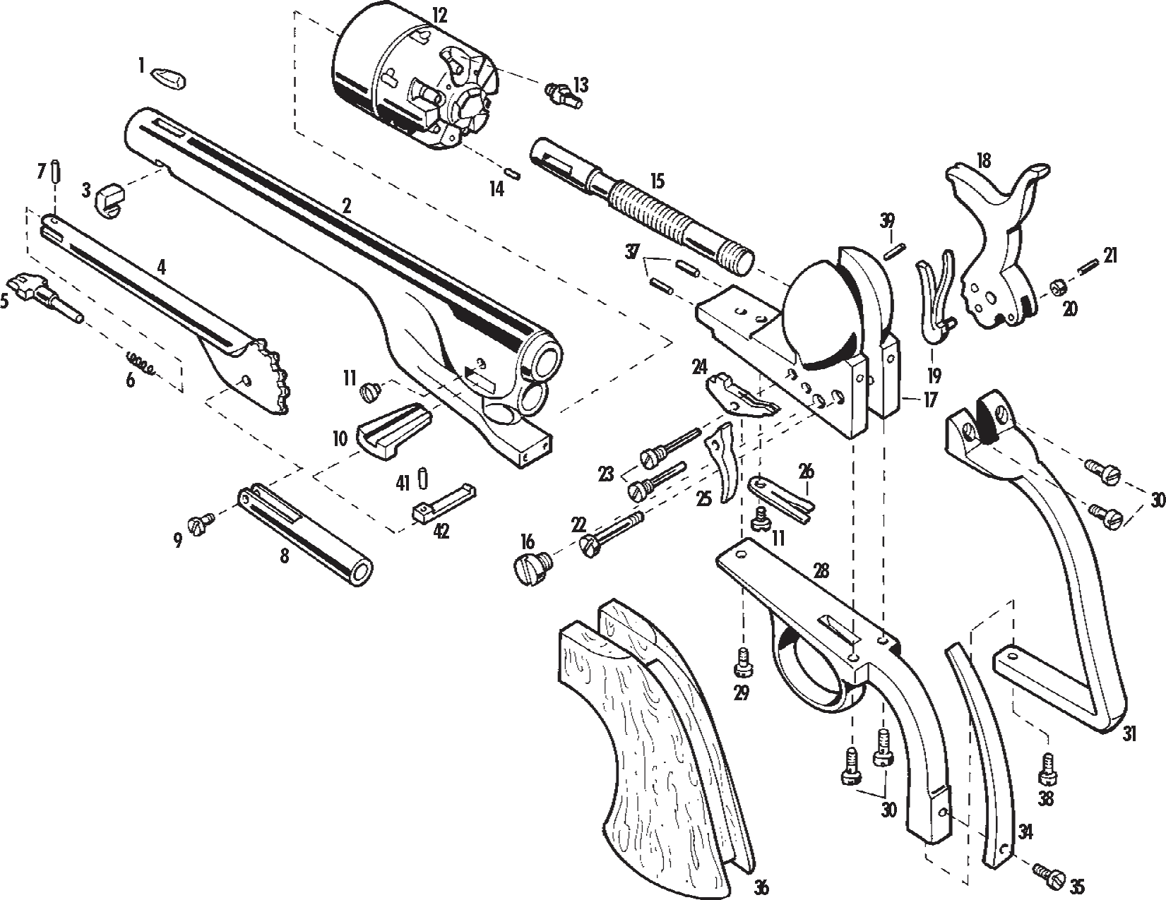 1860-1861 Dovetail Front Sight For 3" Round Barrel